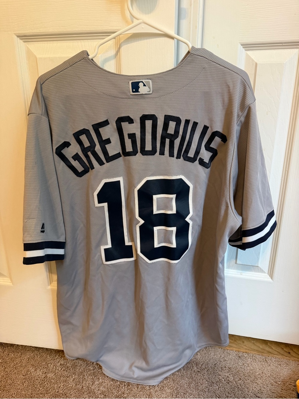 MLB New York Yankees Gregorius Jersey - Gray #18